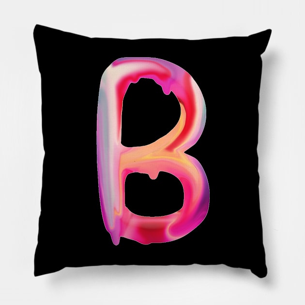 B Pillow by TeeTrendz