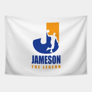 Jameson Custom Player Basketball Your Name The Legend Tapestry