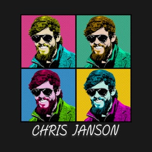 Chris Janson 80s Pop Art Style T-Shirt