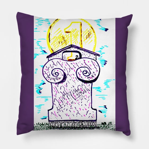 Capitalism Pillow by Hajarsdeco