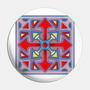 Mandala Design Pin