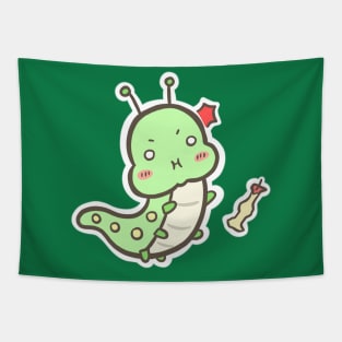 Sneaky Worm v2 Tapestry