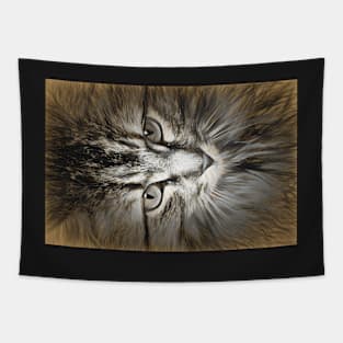 Beautiful cat face Jigsaw Puzzle Tapestry