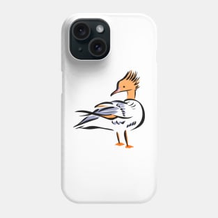 Merganser Duck Phone Case