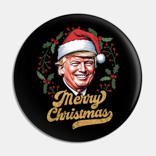 Merry Christmas Santa Trump Xmas Gifts Pin