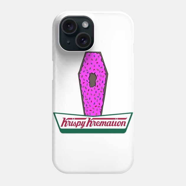 Krispy Kremation Phone Case by kickpunch