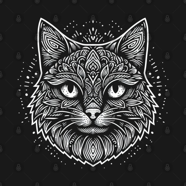 Celtic Cat by Desert Owl Designs