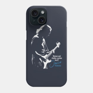 Jaco Pastorius silhouette Phone Case