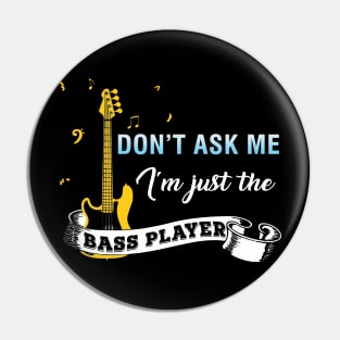 Guitar Bass Player Pin