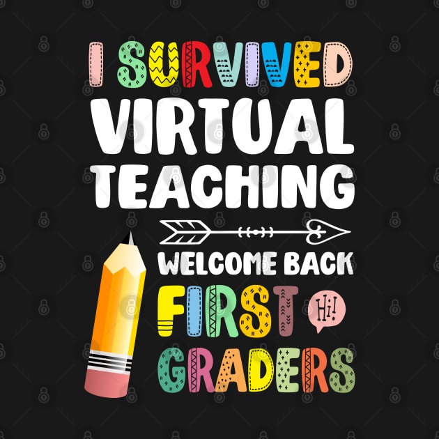 I Survived Virtual Teaching - Welcome back to school 1st grade by PlusAdore