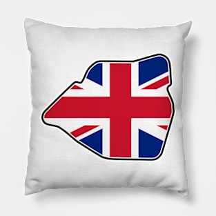 Castle Combe Circuit [flag] Pillow