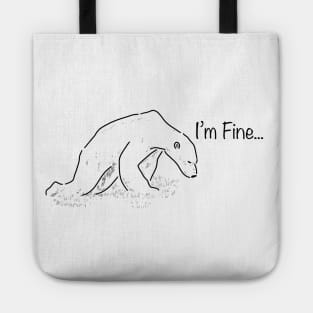 Starving Polar Bear Tote