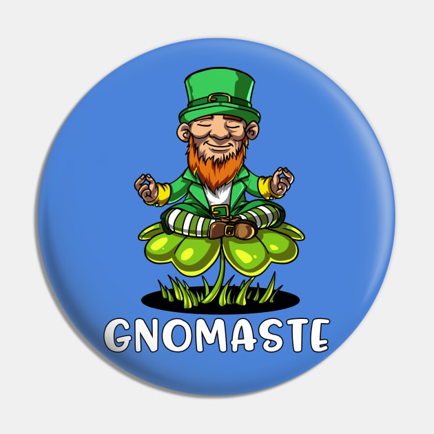 Leprechaun St Patricks Yoga Pin by underheaven