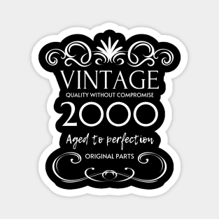 Vintage 2000 - Birthday Gift For Men Magnet