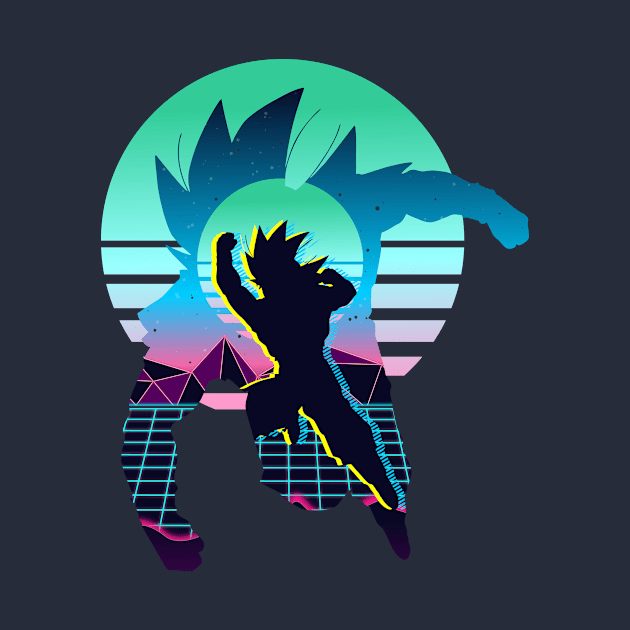 goku super saiyan by Retro Style