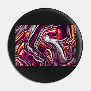 Abstract Lava Pattern Pin