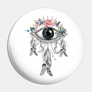 Eye Boho Abstract Pin