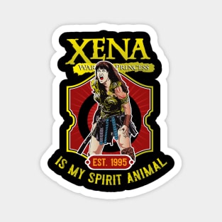 Xena Warrior Is My Spirit Animal Magnet