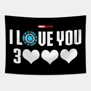 I Love You 3000 v6 (white) Tapestry