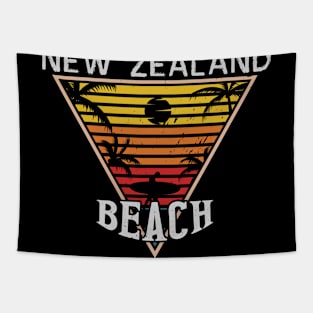 Beach day in New Zealand Tapestry