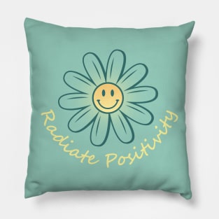 radiate positivity Pillow