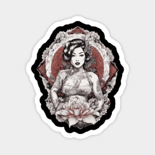 Asian Queen Grace and Sophistication Magnet