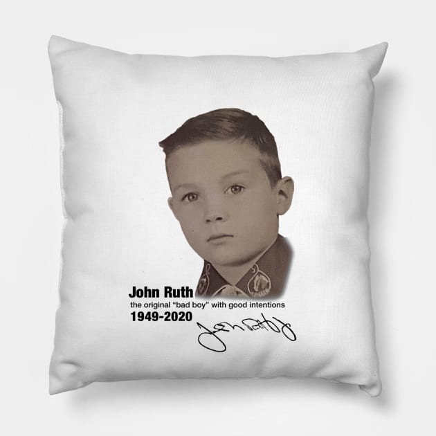 John ruth 4 Pillow by shannongaudio