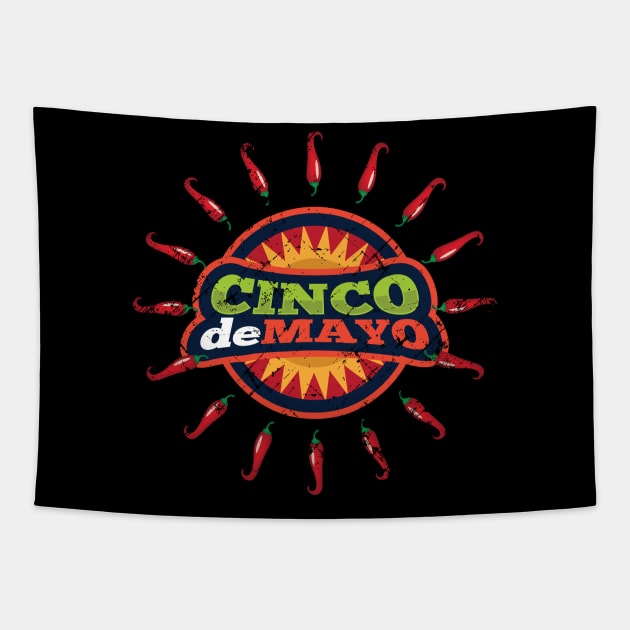 Cinco de Mayo Funny Gift Mexican Fiesta Sombrero Women Men Boys Girls Tapestry by teeleoshirts