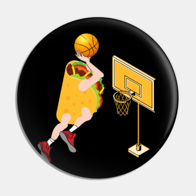 Funny Cinco De Mayo Shirt Taco Basketball Sports Player Boys
