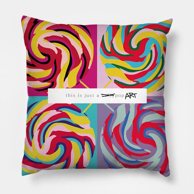 popart Pillow by justduick