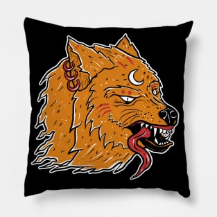 cult wolf Pillow