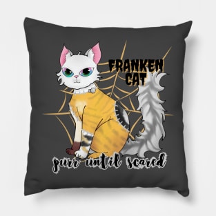 Frankencat, the purrfect Halloween pet Pillow