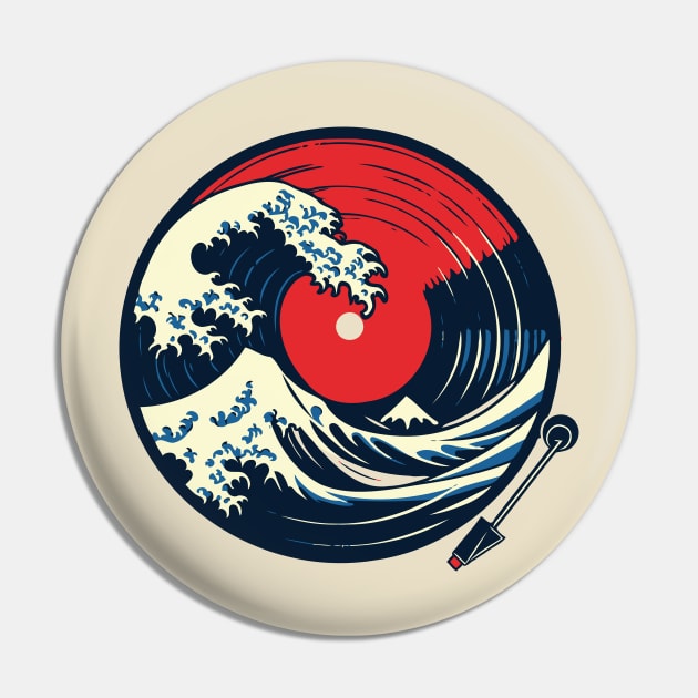 Vinyl Wave Pin by Trendsdk