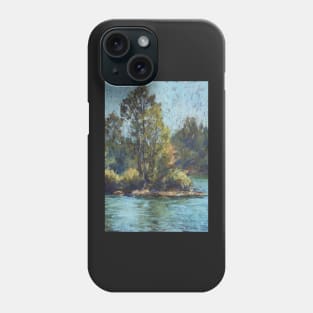 Hastings River, Rocks Ferry  - paint out Phone Case