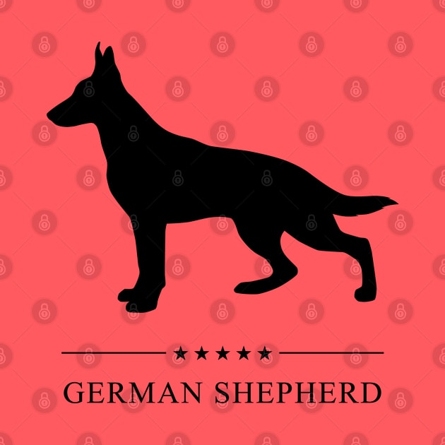 German Shepherd Black Silhouette by millersye