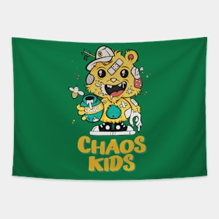 Chaos Kids Cute Funny Baby Bear Child Birthday Costume Gift Tapestry