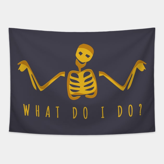 What Do I Do? Tapestry by Heartfeltarts