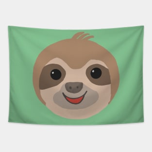 Sloth Face Tapestry