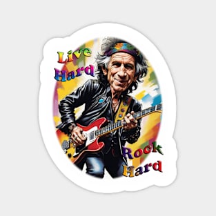 Live Hard, Rock Hard Magnet