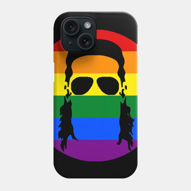 Mullet Silhouette - Rainbow Phone Case by TheMulletShow