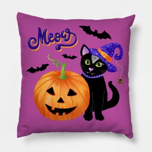 Halloween Cat Pillow