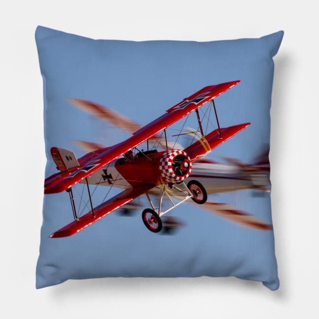 World War I Dogfight Pillow by acefox1