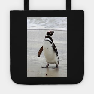 Magellanic Penguin Strolling on the Beach Tote