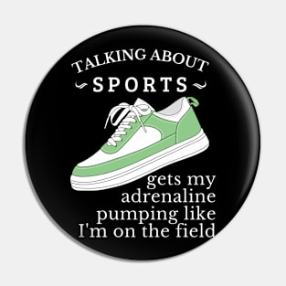 Sports & Competition, Talking about sports, Rep your love, sports fan, sports lover,  Sports gifts Pin