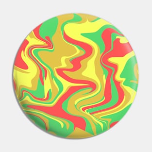 Abstract Marble Swirl Texture - Autumn Tones Inspired Organic Flow Pin