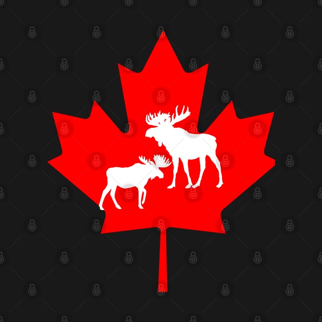 Canada flag wildlife collection by DW Arts Design