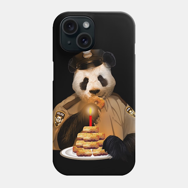 Panda Police Phone Case by Dezigner007