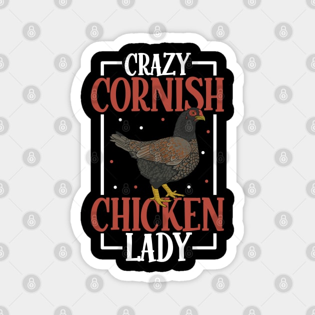 I love my Cornish Chicken - Cluck Yeah Magnet by Modern Medieval Design