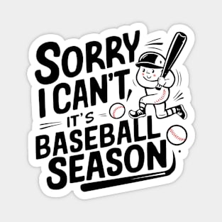 baseball player season Magnet