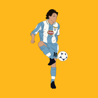 Roberto Mancini Lazio 90s Minimalist T-Shirt